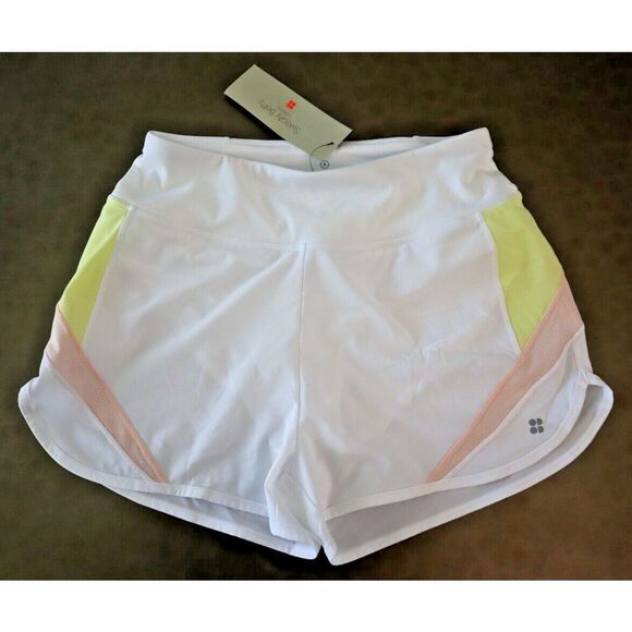 Sweaty Betty SB8316C Women's Sz Small White Track Speed 3.5" Running Shorts - Picture 7 of 10